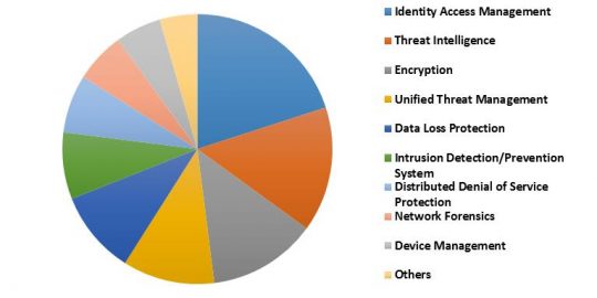 China IoT Security Market Revenue Share by Solution– 2015 (in %)